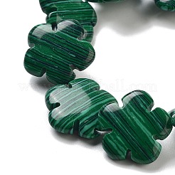 Синтетические бусины из малахлита&nbsp;G-F769-C01-02