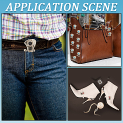 16 комплект заклепок-монет из сплава 4 цветов&nbsp;FIND-CP0002-65A