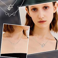 Наполовину готовые ожерелья из нержавеющей стали 304&nbsp;STAS-UN0038-66P