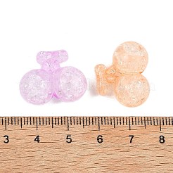 Прозрачных бусин акриловые треск&nbsp;MACR-K361-22