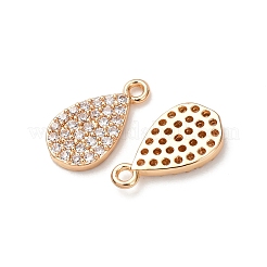 Латунные микро проложить кубического циркония подвески&nbsp;ZIRC-L105-10G