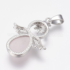 Природного розового кварца подвески&nbsp;X-G-G651-A10