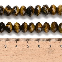 Природных тигровый глаз бисер нитей&nbsp;G-C259-A01-6x10mm-02