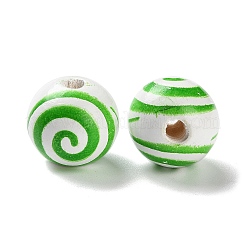 Набивные деревянные европейские бусины&nbsp;WOOD-Z002-13F