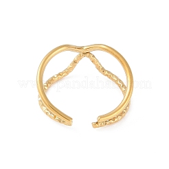 Ионное покрытие (ip) 304 нержавеющая сталь открытые манжетные кольца&nbsp;RJEW-S418-02G