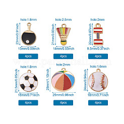 Подвески из эмали и сплава&nbsp;ENAM-TA0002-08