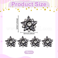 Аксессуары из нержавеющей стали и стекла&nbsp;AJEW-WH0696-122B