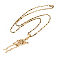 201 подвеска-скелет из нержавеющей стали&nbsp;LS-NJEW-K283-08G