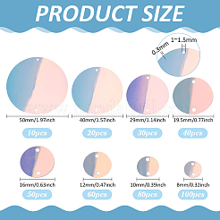 390 шт. 8 стиля пластиковых соединительных подвесок&nbsp;KY-PH0002-27