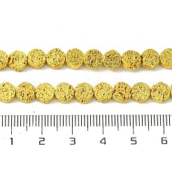 Гальванические бусины из натуральной лавы&nbsp;G-I360-M01-01