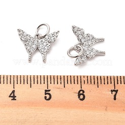 Стойки обшивки латунь микро проложить кубическую прелесть диоксида циркония&nbsp;KK-M082-02P