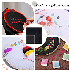 12 шт. 3 стиля квадратная хлопковая однотонная ткань для вышивки&nbsp;DIY-AR0004-88