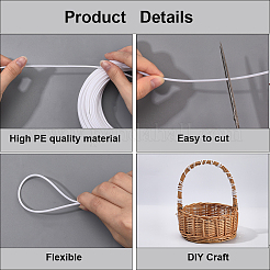 Пластиковый шнур с имитацией трости длиной 30 м.&nbsp;OCOR-GF0005-39C