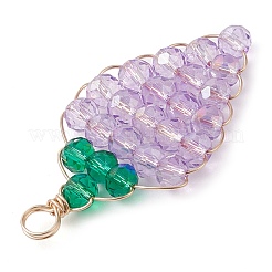 Стеклянные подвески&nbsp;PALLOY-JF03006-01