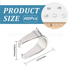 Защелкивающиеся дужки из нержавеющей стали 304&nbsp;FIND-CN0001-76B