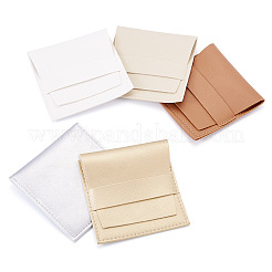 5 шт. 5-х цветных квадратных конвертов из искусственной кожи&nbsp;ABAG-TA0001-81