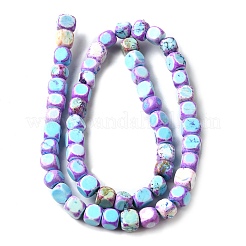 Нити окрашенных бусин из натурального магнезита&nbsp;G-L617-B01-8mm-02