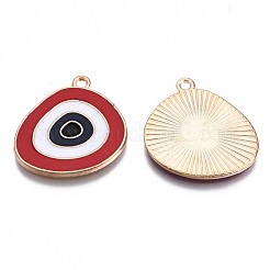 Подвески из эмали и сплава&nbsp;ENAM-N054-60C-RS