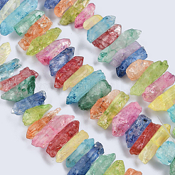 2 нить из натурального окрашенного кварца&nbsp;G-PA0001-77