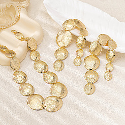 Комплекты украшений из овального сплава в стиле бохо&nbsp;FS-WGC4856-01