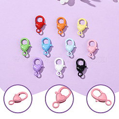 20 шт. двухцветные застежки-клешни из сплава с напылением&nbsp;FIND-SC0017-38