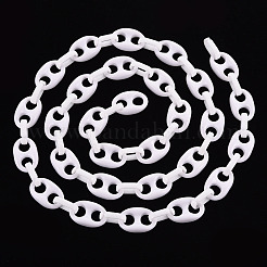 Цепочки для кофейных зерен из непрозрачного акрила ручной работы&nbsp;X-CHAC-ZX0001-01K