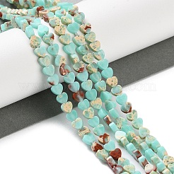 Окрашенные синтетические нити из имперской яшмы&nbsp;G-M403-A38-01