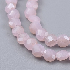 Стеклянные бусины с гальваническим покрытием &nbsp;EGLA-J149-C-6mm-HR01