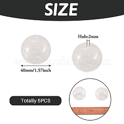 Бусины ручной работы из дутого стекла с двумя отверстиями&nbsp;BLOW-TA0001-02B