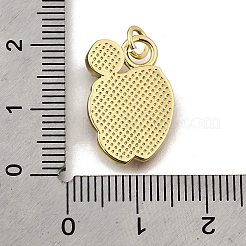 Латунь эмаль подвески&nbsp;KK-Z104-06G-05