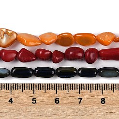 Натуральные пресноводные окрашенные бусы из ракушек&nbsp;SHEL-K009-14