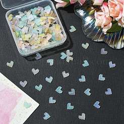 200шт градиент цвета радуги переливающееся покрытие прозрачная смола декоден кабошоны&nbsp;RESI-CJ0004-30