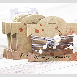 Карточки из крафт-бумаги&nbsp;CDIS-WH0024-05K