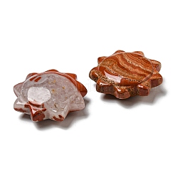 Резные фигурки целебного солнца из натуральной красной яшмы&nbsp;DJEW-D012-04D