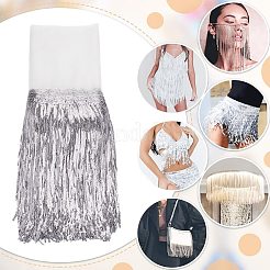 5 ярд полиэстеровой ленты для бахромы в виде листьев&nbsp;OCOR-BC0007-66