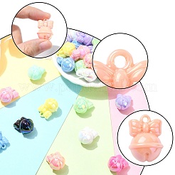 50 шт. Непрозрачные акриловые подвески&nbsp;SACR-CJ0001-72