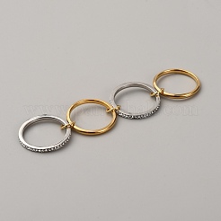 4 шт. перстни из нержавеющей стали&nbsp;RJEW-WH0004-81B