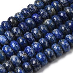 Нитки бусины из натурального ляписа-лазури&nbsp;G-A280-A24-03