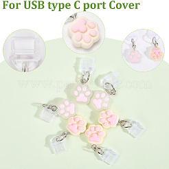 6 шт. 2-х цветные силиконовые мобильные заглушки от пыли&nbsp;FIND-CN0002-05