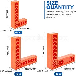 Инженерные пластмассы позиционирующие углы прямоугольные зажимы&nbsp;TOOL-WH0130-24