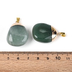 Естественный зеленый авантюрин подвески&nbsp;G-N360-05G-04
