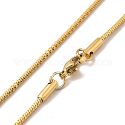 Ионное покрытие (ip) 304 нержавеющая сталь квадратные ожерелья-змейки&nbsp;X-STAS-A066-07-02G