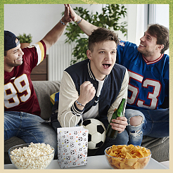 16 шт. футбольные бумажные пакеты&nbsp;DIY-PH0032-50