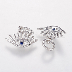 Латунные микро проложить кубического циркония подвески&nbsp;X-KK-I613-11P