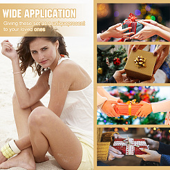 1шт. браслеты из нержавеющей стали с рифлением&nbsp;STAS-UN0042-50A-G