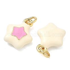 Латунь эмаль подвески&nbsp;KK-H259-01B-G04