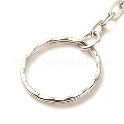 Окрашенные синтетические бирюзовые брелки&nbsp;KEYC-JKC00328-04