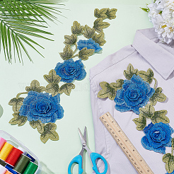 Цветочная вышивка швейное волокно&nbsp;DIY-WH0888-894