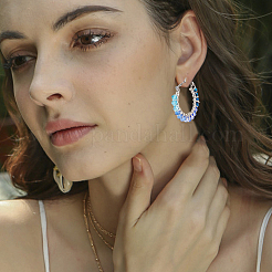 30 пара серег-колец из нержавеющей стали 304&nbsp;EJEW-SP0001-02A-P