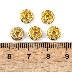 Латунные бусины разделители для поставки стразов&nbsp;RB-A014-Z7mm-01G-NF